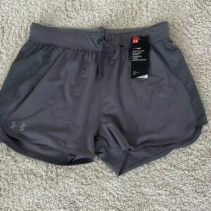 NWT || Grey Under Armour Heat Gear Athletic Shorts